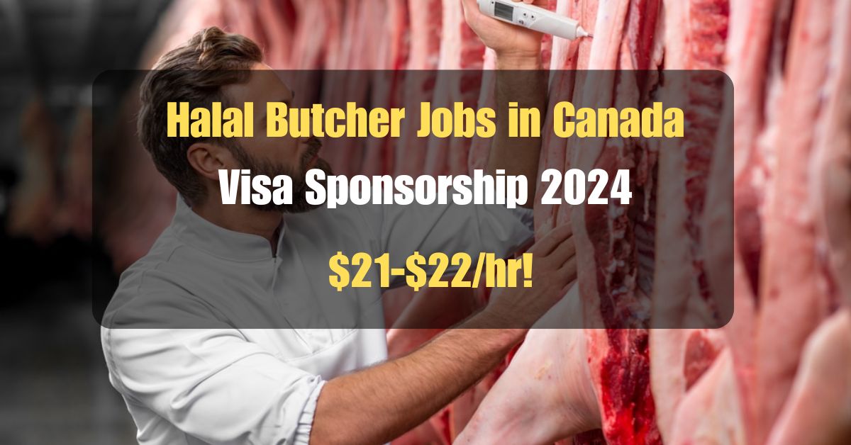 Become a Halal Butcher in Calgary, Canada (2024) - Visa Sponsorship & $21-$22/hr!