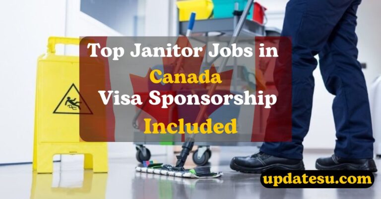 Top Janitor Jobs in Canada (2024): Visa Sponsorship Included