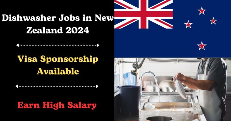 10 Recovery Visa Sponsorship Dishwasher Jobs in New Zealand 2024