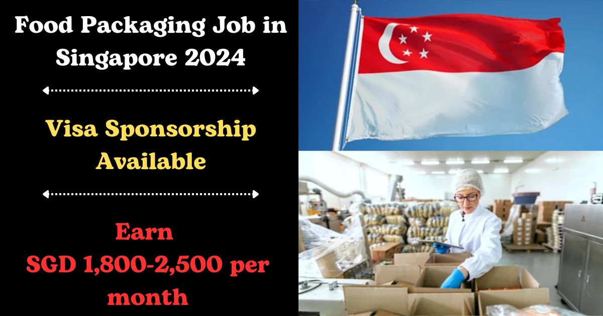 Food Packaging Job, Free Visa Ticket Jobs in Singapore 2024