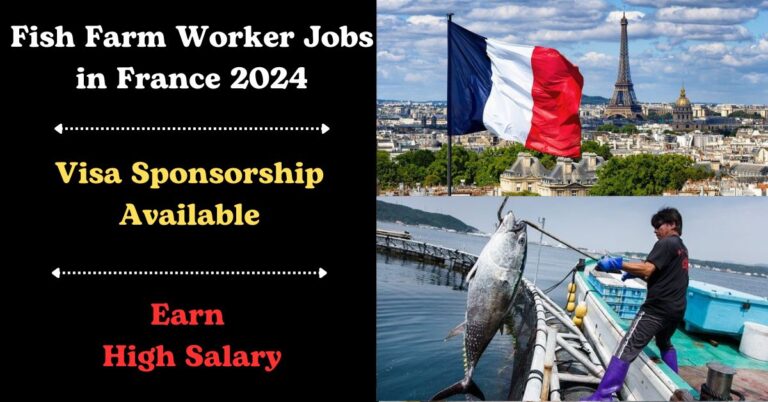 Free Visa Sponsorship Fish Farm Worker Jobs in France