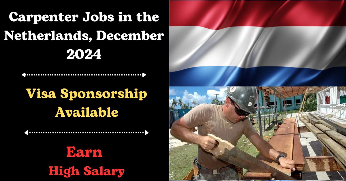 22 Carpenter Jobs in the Netherlands, December 2024