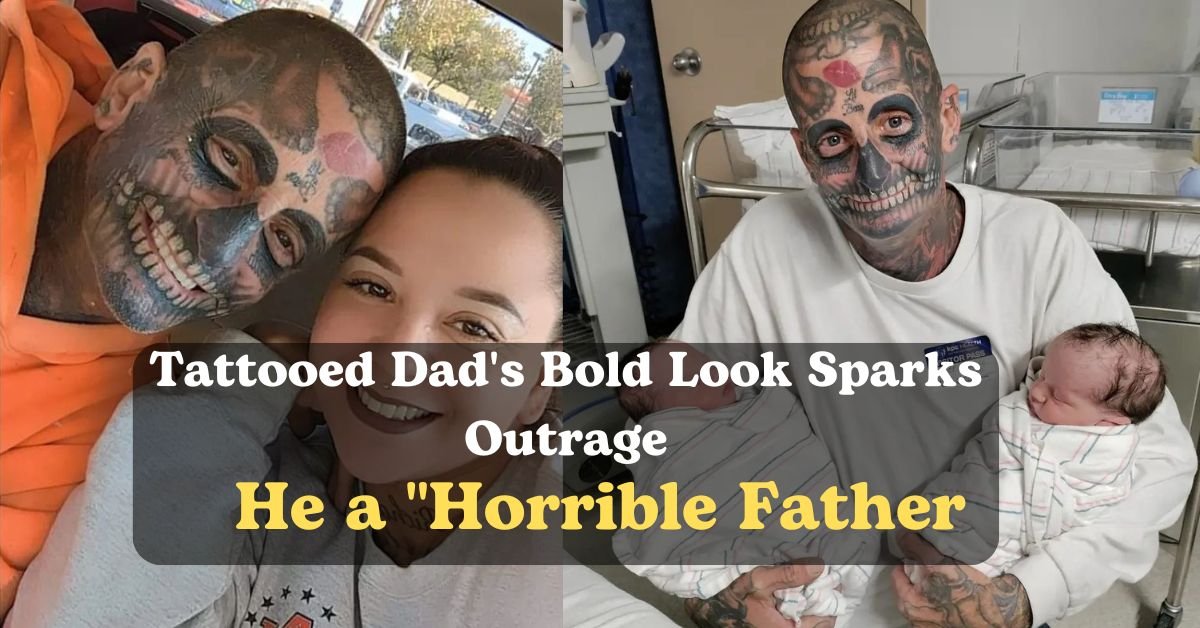 Tattooed Dad's Bold Look Sparks Outrage: But Is He a "Horrible Father"?